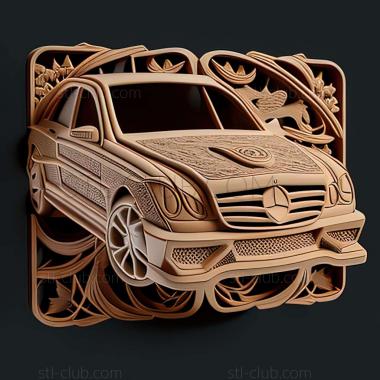 3D модель Mercedes Benz W220 (STL)